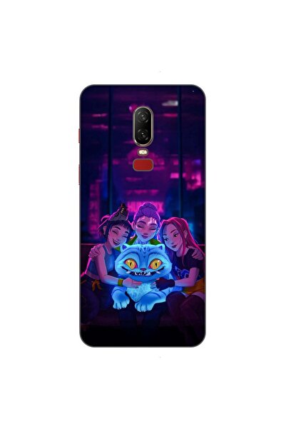 OEM Husa compatibila cu OnePlus 6 Silicon Gel Tpu Model KPop Demon Hunters Ha...