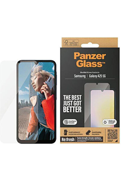 Panzer Glass PanzerGlass Υπερευρεία Εφαρμογή 5D Σκληρυμένο Γυαλί (Galaxy A25 5G)