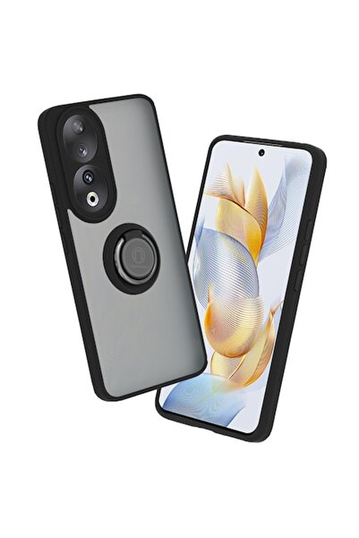 DAMUR Husă de protecție TPU cu inel pentru Honor 90, Inel magnetic, Protecție...