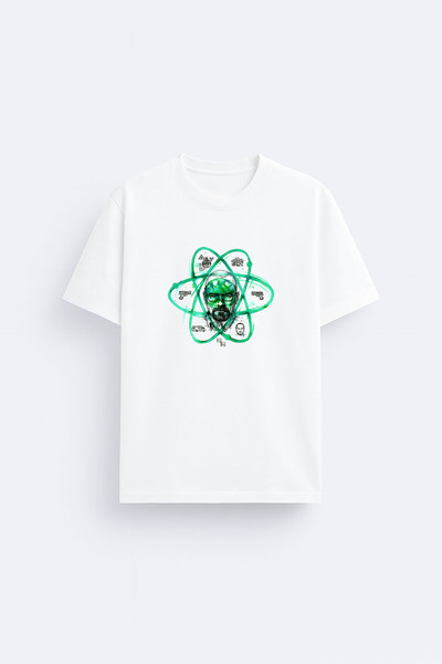 cesita Breaking Bad Printed Crew Neck White T-Shirt T-Shirt