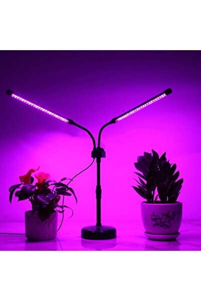 DAMUR Lampă UV pentru creșterea plantelor, alimentată prin USB, 10W, 2 capete...