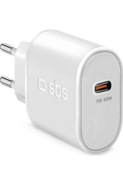 SBS Φορτιστής Χωρίς Καλώδιο 30W Power Delivery Λευκός (TR1CPD30)
