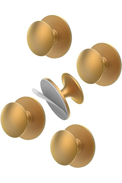 The Bros مقابض أبواب منزلقة بيضاوية ذاتية اللصق، قطعتان، من سبيكة الألومنيوم ...
