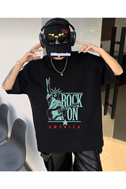Minga London Tricou oversize Rock ON Seria Specială Noul Sezon