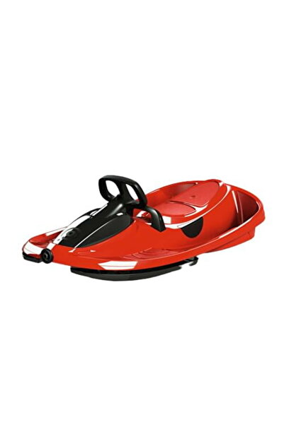 Plastkon Πλαστικό Έλκηθρο STRATOS Με Τιμόνι και Φρένα (Κόκκινο)