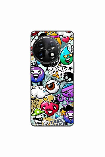 OEM Husa compatibila cu OnePlus 12R Silicon Gel Tpu Model Pop Art Graffiti