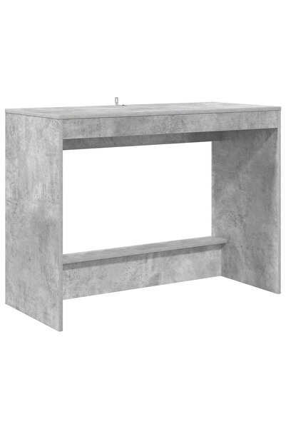 vidaxl Bedside desk Concrete grey 100 x 45 x 75 cm Composite wood