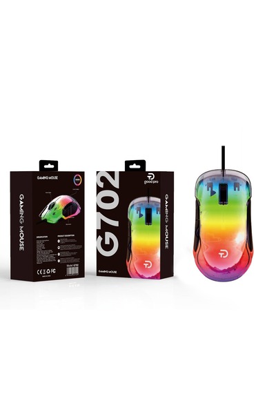 GOOD PRO G702 Kablosuz Gaming Mouse 7200 DPI 6 Tus 1000Hz RGB Kablosuz Mouse