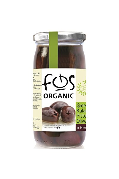 Fos Măsline Kalamata fără sâmburi, Bio, 350g