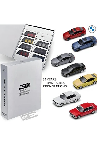 1/64 BMW Collector Edition ’’ 50 Years BMW 3 Series ’’ - including 7 Models