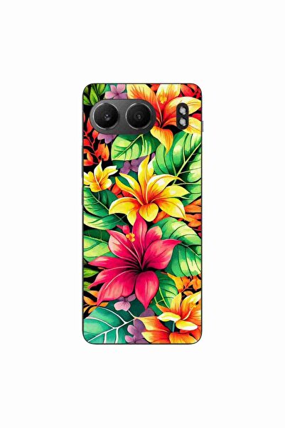 OEM Θήκη συμβατή με OnePlus Nord 4 από σιλικόνη gel TPU με σχέδιο κρίνος