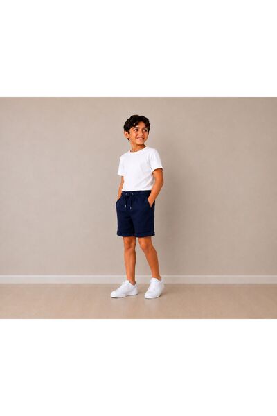 gold ılgaz tekstil ERKEK ÇOCUK YENİ SEZON BELİ LASTİKLİ DUBLE PAÇA JOGGER ŞOR...