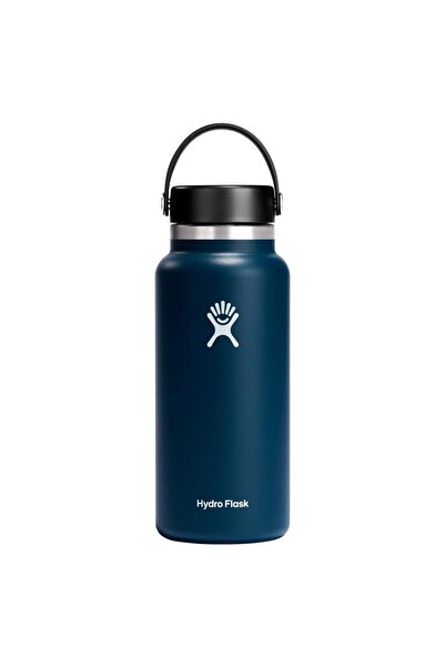 Hydro Flask Wide Mouth Indigo Stainless Steel Thermos Bottle, 950 ml