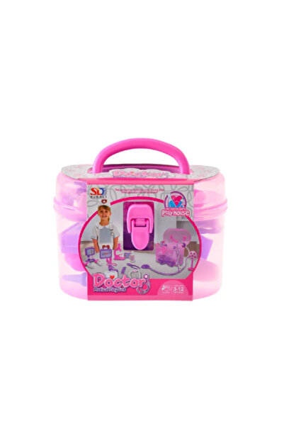 PlayFun Trusă Doctoriță cu Accesorii Medicale cu Stetoscop, Ochelari și Instr...