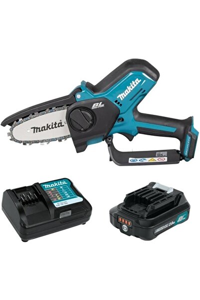 Makita UC100DZ01 Mini-drujbă fără fir 10 cm 12 V 8 m/s + Baterie BL1021B 2.0A...