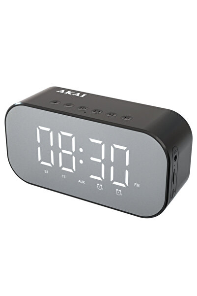 AKAI ABTS-C5 Ξυπνητήρι και ηχείο Bluetooth με Aux-In, micro SD και FM – 3W - ...