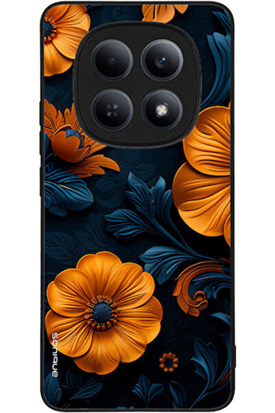 Other Θήκη Sonique Σειρά 3D Λουλούδια Xiaomi Redmi Note 15 4G Πορτοκαλί 01