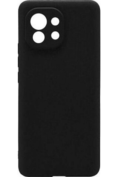 inos S-Cover Πίσω Κάλυμμα Σιλικόνης Μαύρο (Xiaomi Mi 11)