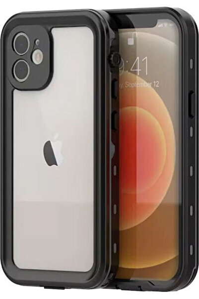 OEM Θήκη Dot 360 Πλήρους Κάλυψης Σιλικόνης και Πλαστικού Αδιάβροχη Μαύρη για ...
