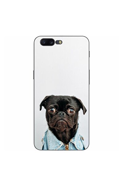 OEM Husa compatibila cu OnePlus 5 Silicon Gel Tpu Model Pug Fashion