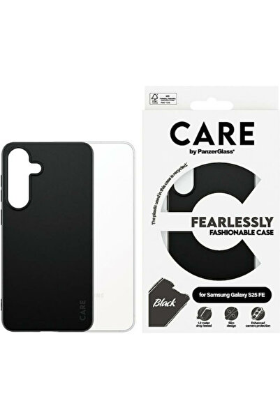 Panzer Glass PanzerGlass Fashion Πίσω Κάλυμμα Σιλικόνης Μαύρο (Galaxy S25 FE)