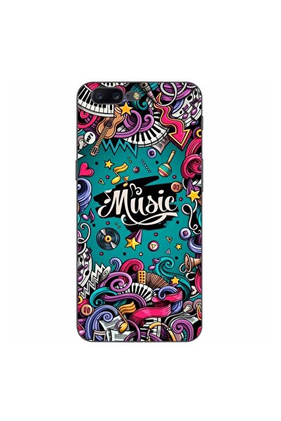 OEM Husa compatibila cu OnePlus 5 Silicon Gel Tpu Model Pop Art Music