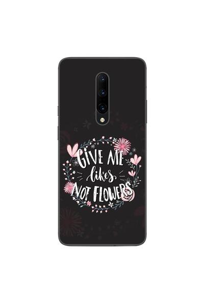 OEM Husa compatibila cu OnePlus 7 Pro Silicon Gel Tpu Model Mesaj Give Me Likes