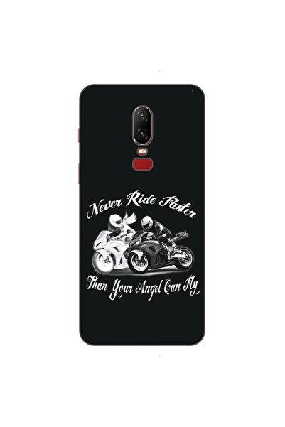 OEM Husa compatibila cu OnePlus 6 Silicon Gel Tpu Model Never Ride Faster