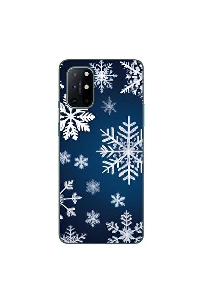 OEM Husa compatibila cu OnePlus 8T Silicon Gel Tpu Model Fulgi de Nea
