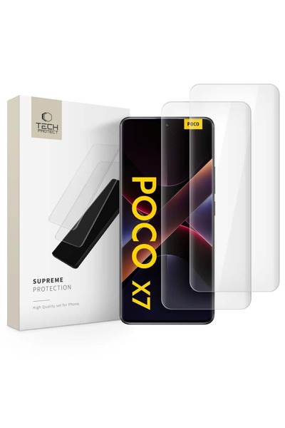 Tech-Protect Σκληρυμένο Γυαλί Uv+ 2 Τεμάχια Για Xiaomi Redmi Note 14 Pro 4g /...