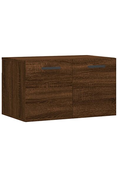 vidaxl Wall cabinet, brown oak, 60x36.5x35 cm, processed wood