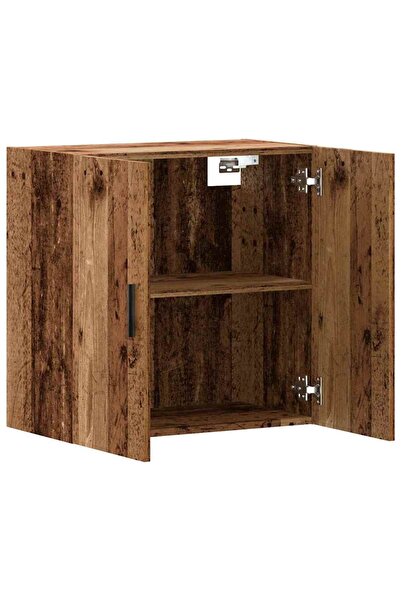 vidaxl Wall cabinet, aged wood, 60x31x60 cm, processed wood
