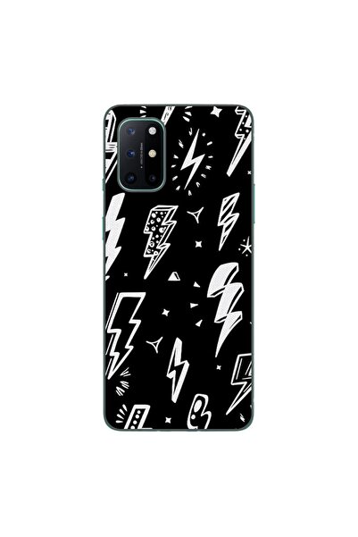 OEM Case compatible with OnePlus 8T Silicon Gel Tpu Lightnings Pattern