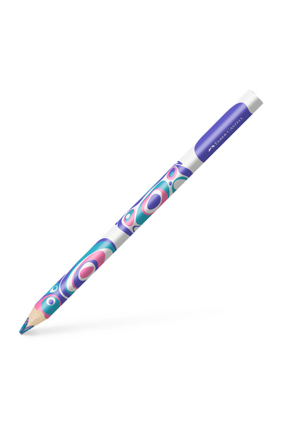 Faber Castell Creion Jumbo Colorat Multicolor Turcoaz-Roz-Liliac FABER-CASTELL