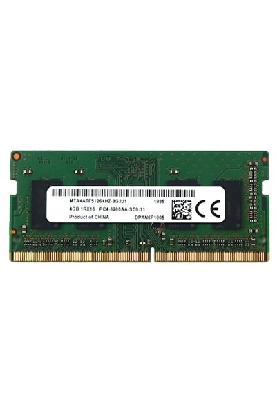 Micron Memorie SODIMM DDR4 de 4GB pentru laptop, 3200MHz, vrac