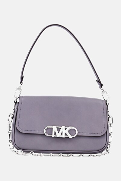 Michael Kors Women Brand Logo Shoulder Bag, Grey