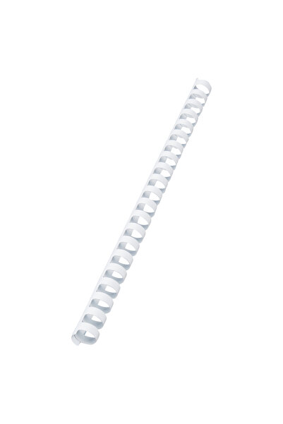 GBC Inel de legare din plastic 16 mm, alb, pentru 125 de coli, pachet de 100