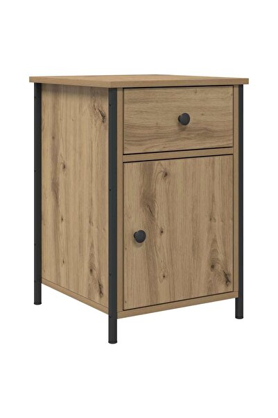 vidaxl Dulap de noapte Stejar Artizanal 40 x 42 x 60 cm Lemn compozit
