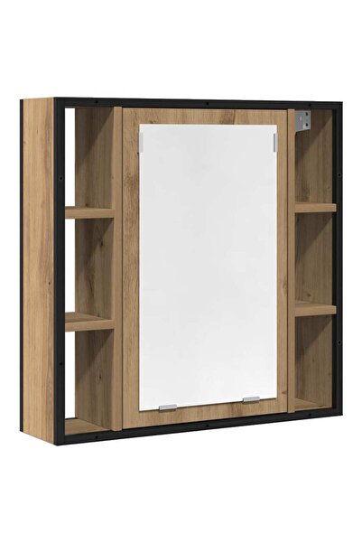 vidaxl Bathroom Mirror Cabinet Artisan Oak Engineered Wood