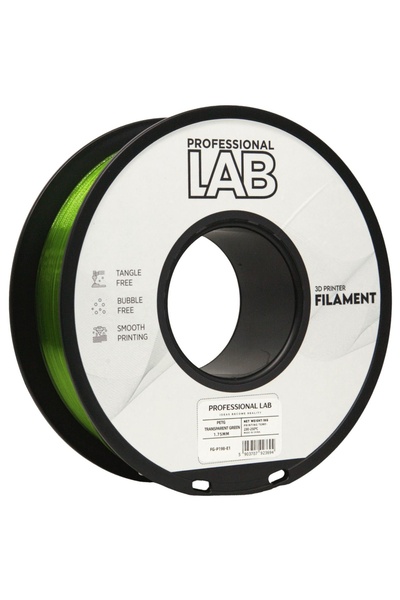 Professional LAB Professional Filament LAB Petg Sheer Green 1.75 mm 1 kg