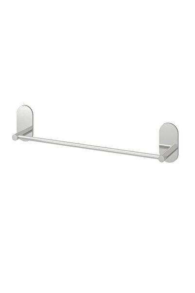 IKEA حامل مناشف SKOGHALL، ذاتي اللصق، مطلي بالكروم، 43 × 6 سم
