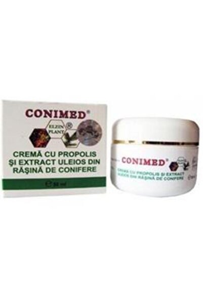 Elzin Plant Crema cu Propolis si Rasina de Conifere Conimed Elzin Plant, 50ml