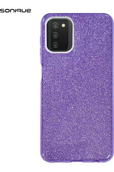 Other Σονίκ Λαμπερή Πίσω Θήκη Σιλικόνης Μωβ (Galaxy A03s)