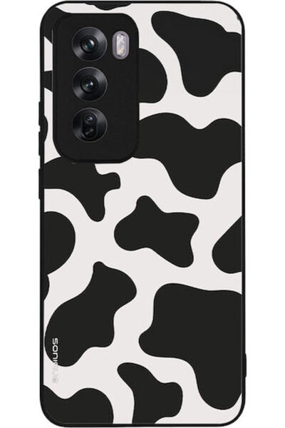 Other Θήκη Σειράς Sonique Animal Print για Oppo Reno12 Pro 5G Αγελάδα 01