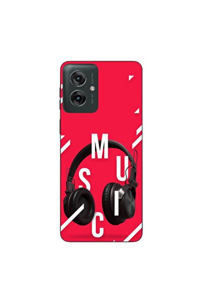 OEM Husa compatibila cu Motorola Moto G55 Silicon Gel Tpu Model Music Headphones