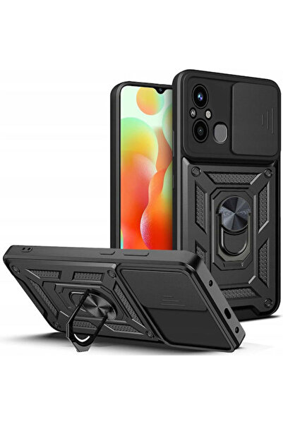 Tech-Protect Camshield Pro Πλαστικό Μαύρο Πίσω Κάλυμμα (Redmi 12C)