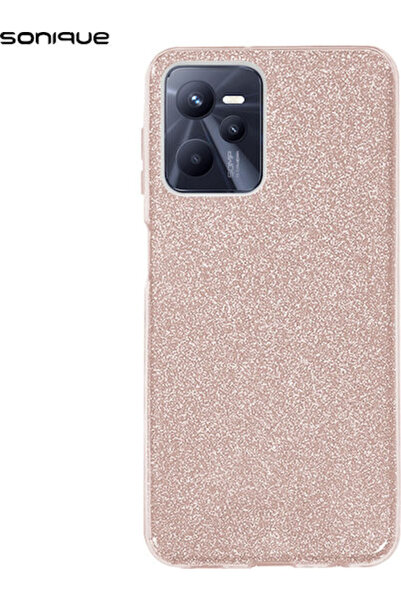 Other Σονίκ Λαμπερή Πίσω Θήκη Σιλικόνης Ροζ (Realme C35)