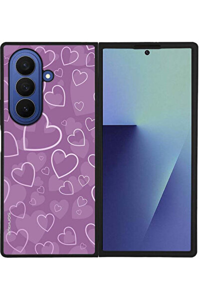 Other Σειρά Sonique Heart Samsung Galaxy Z Fold 7 Μωβ Θήκη Κινητού Τηλεφώνου