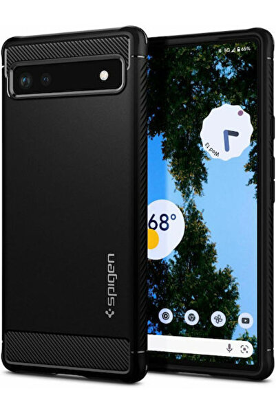 Spigen Ανθεκτική Θωρακισμένη Πίσω Θήκη Σιλικόνης 2mm Μαύρο Ματ (Google Pixel ...