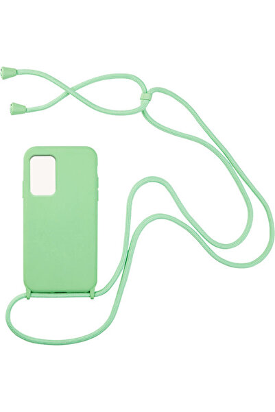 Other Sonique Carryhang Πίσω Θήκη Σιλικόνης 0.5mm με Λουράκι Πράσινο (Poco M4...